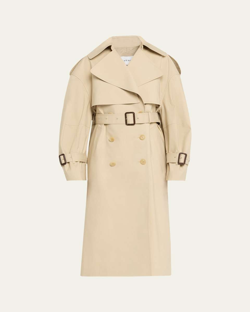 Belted Cocoon Trench Coat